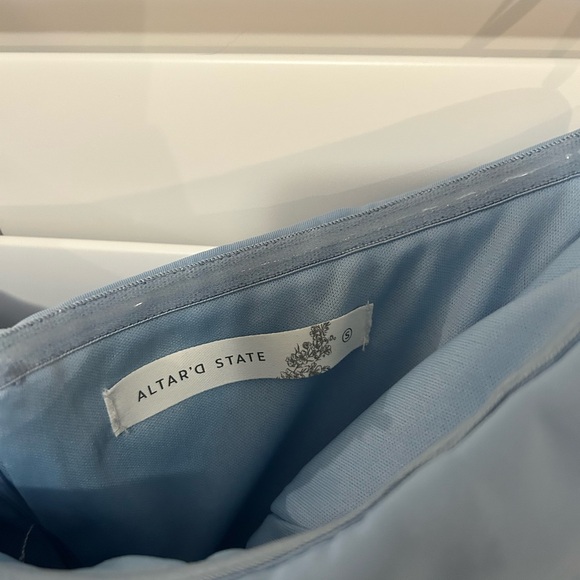 Light Blue Ruffle Dress - Picture 4 of 4